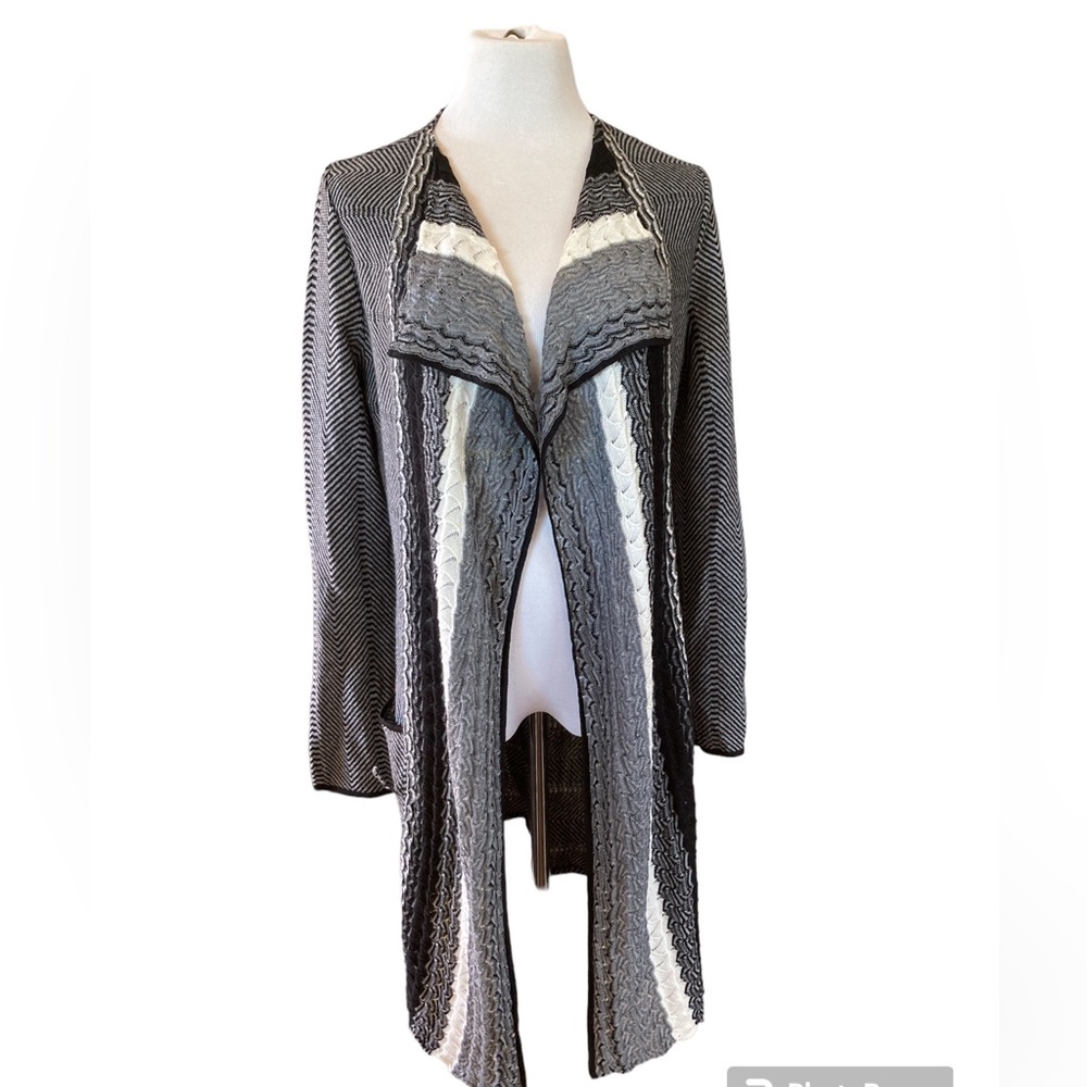 Weill Long Open Cardigan Sweater